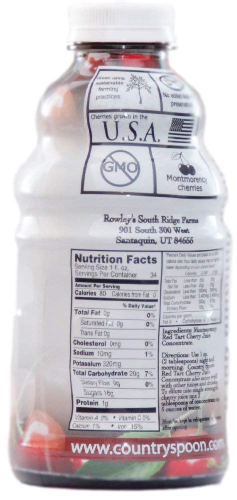 Montmorency Red Tart Cherry Juice Concentrate – Country Spoon